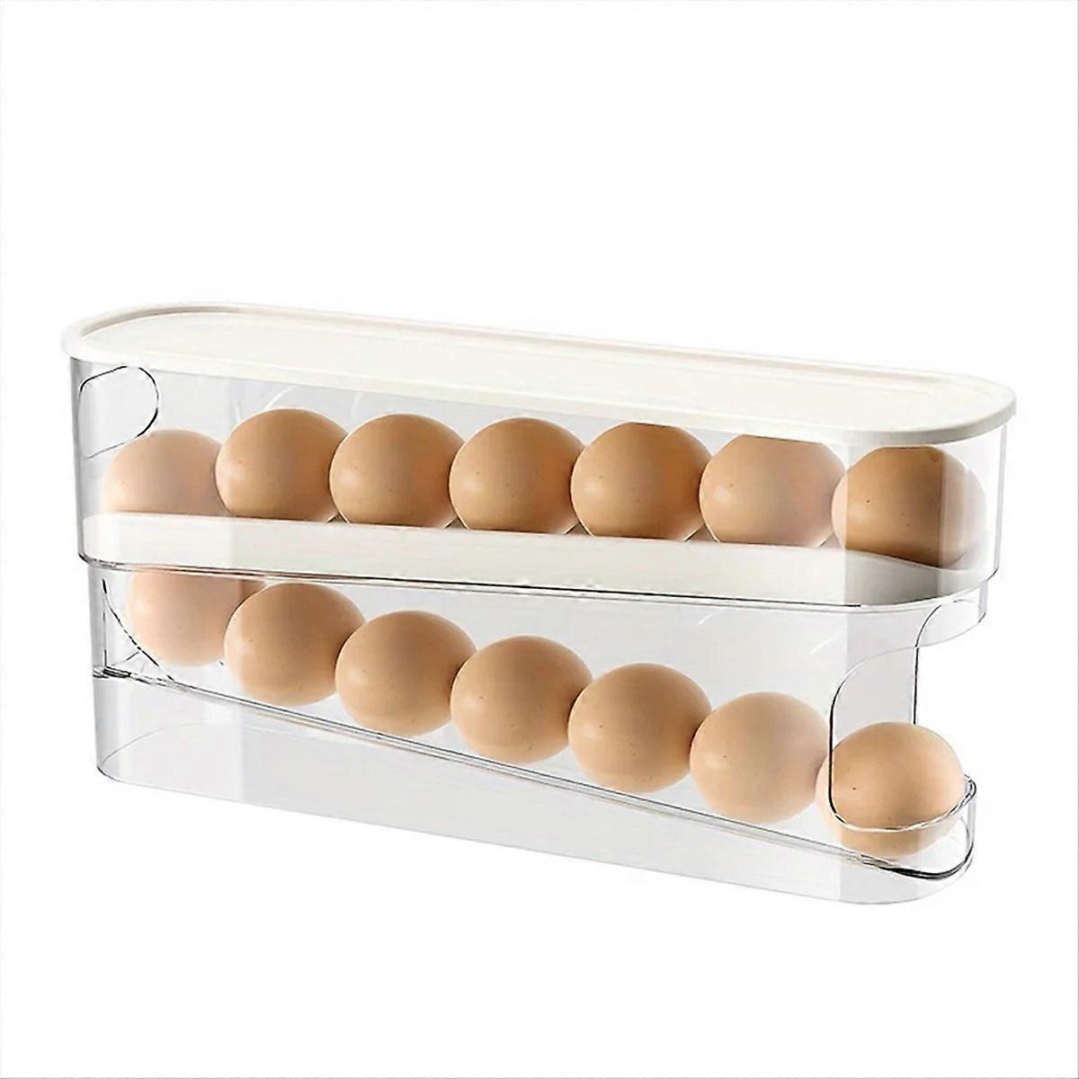 Refrigerator Egg Storage Box Automatic Scrolling Egg Household Large Capacity Kitchen Dedicated Roll