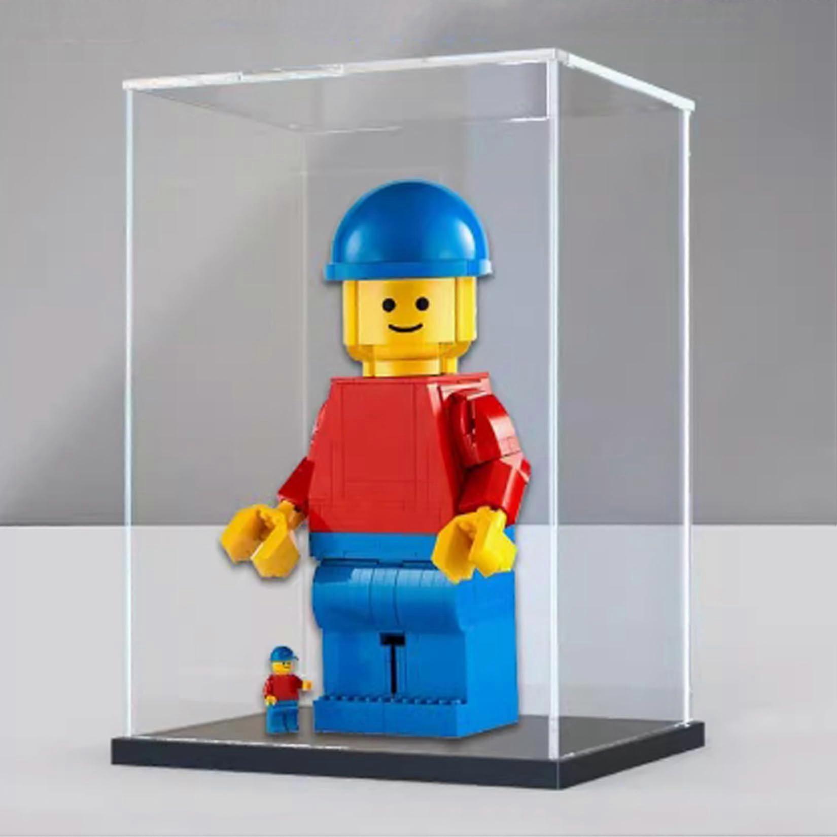 Acrylic Display Case for  40649 Model with Transparent Dust Shield and Black Base