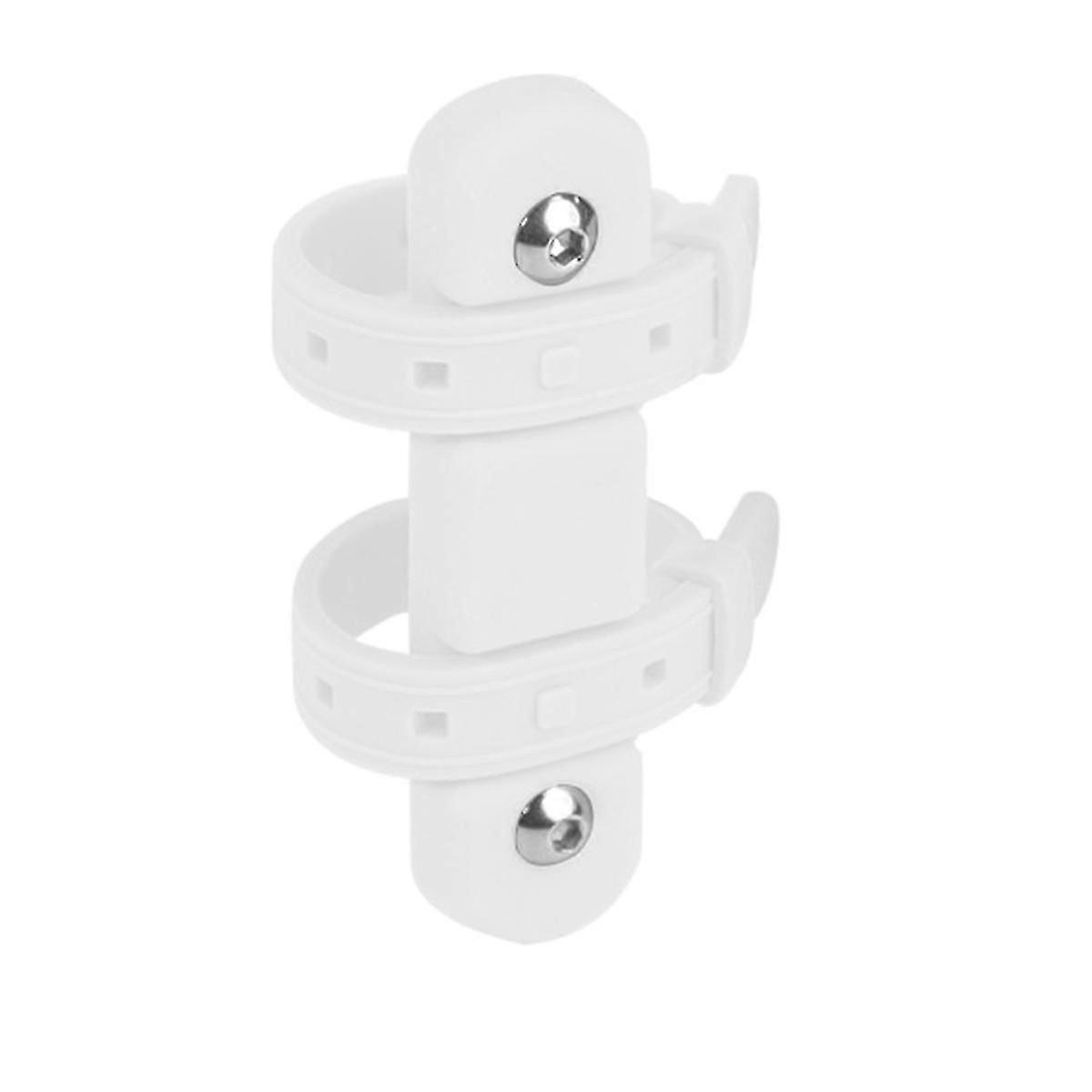 Silikon sykkelflaskeholderadapter hvit