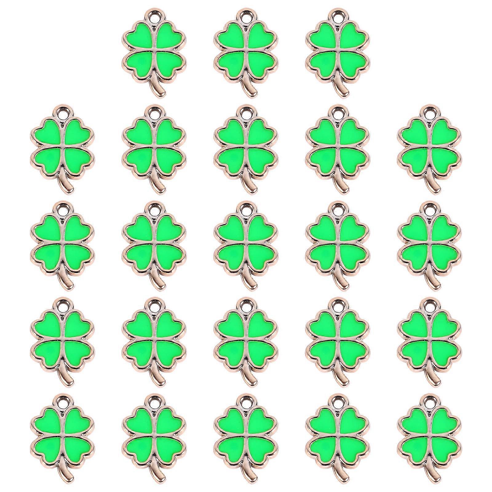 DIY Pendant Four Leaf Accessory for Decoration Use 25Pcs