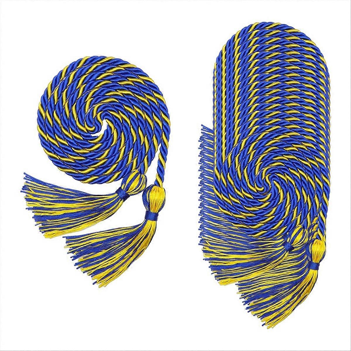 20 Pcs Graduation Cords, Cords Gold and Blue