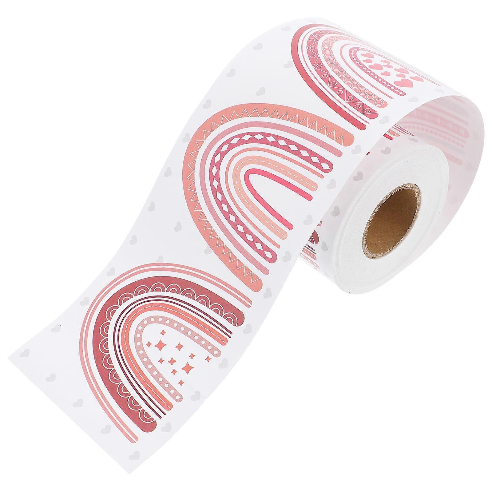 Rainbow Borders Sticker Wall Border Sticker for Decoration 1 Roll