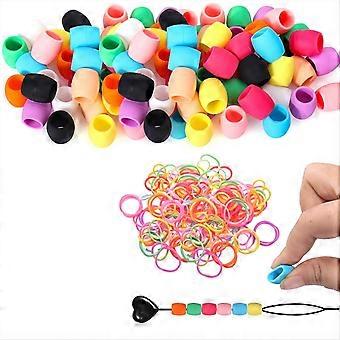 Silikon Haarperlen für Kinder Mädchen Zopfperlen für Haarperlen für Geflecht weiche bunte Perlen Bulk