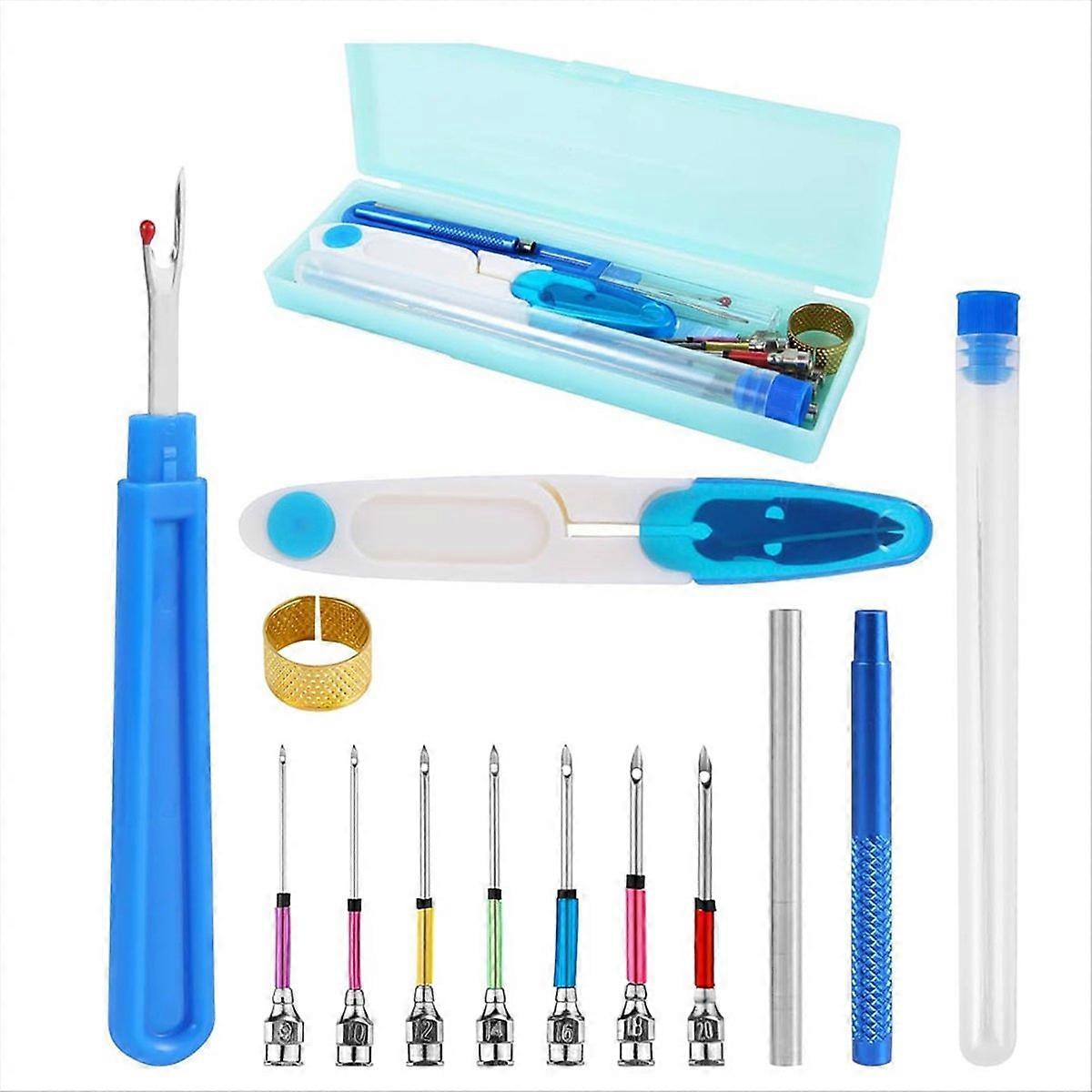 14pcs Punch Needle Kit, Adjustable Punch Needle Tool