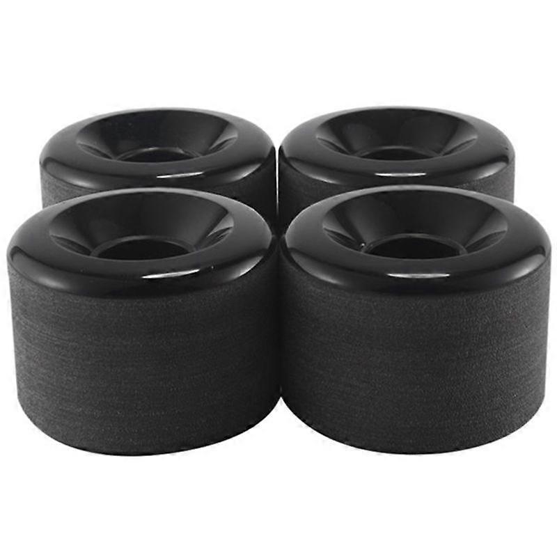 4 PCS Skateboard Wheels Black
