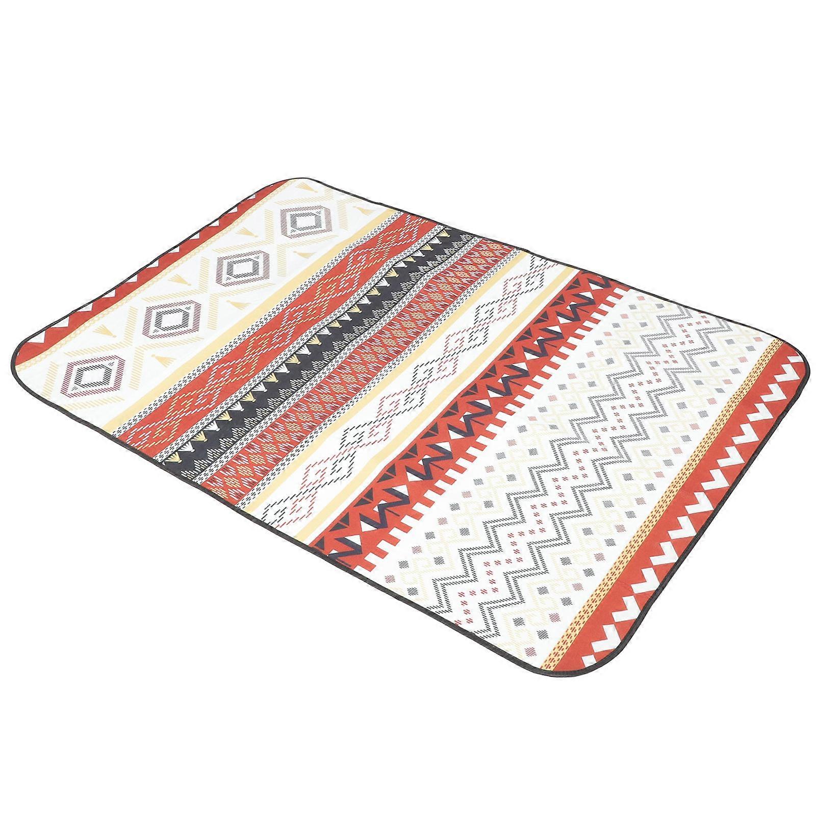 Portable Lawn Mat Multi-Function Picnic Blanket for Outdoor Camping 4Pcs