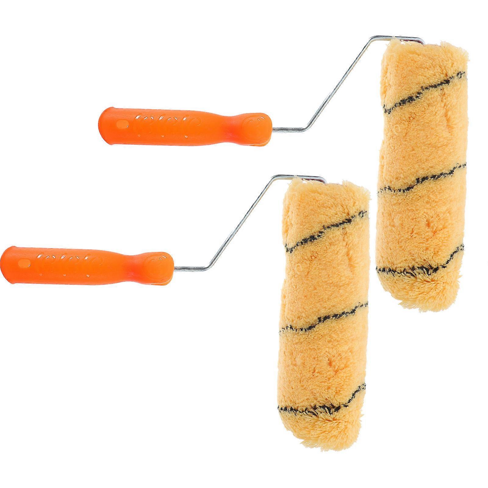 Roller Paint Brush Roller Brush for Cleaning Use 2Pcs Paint Rollers