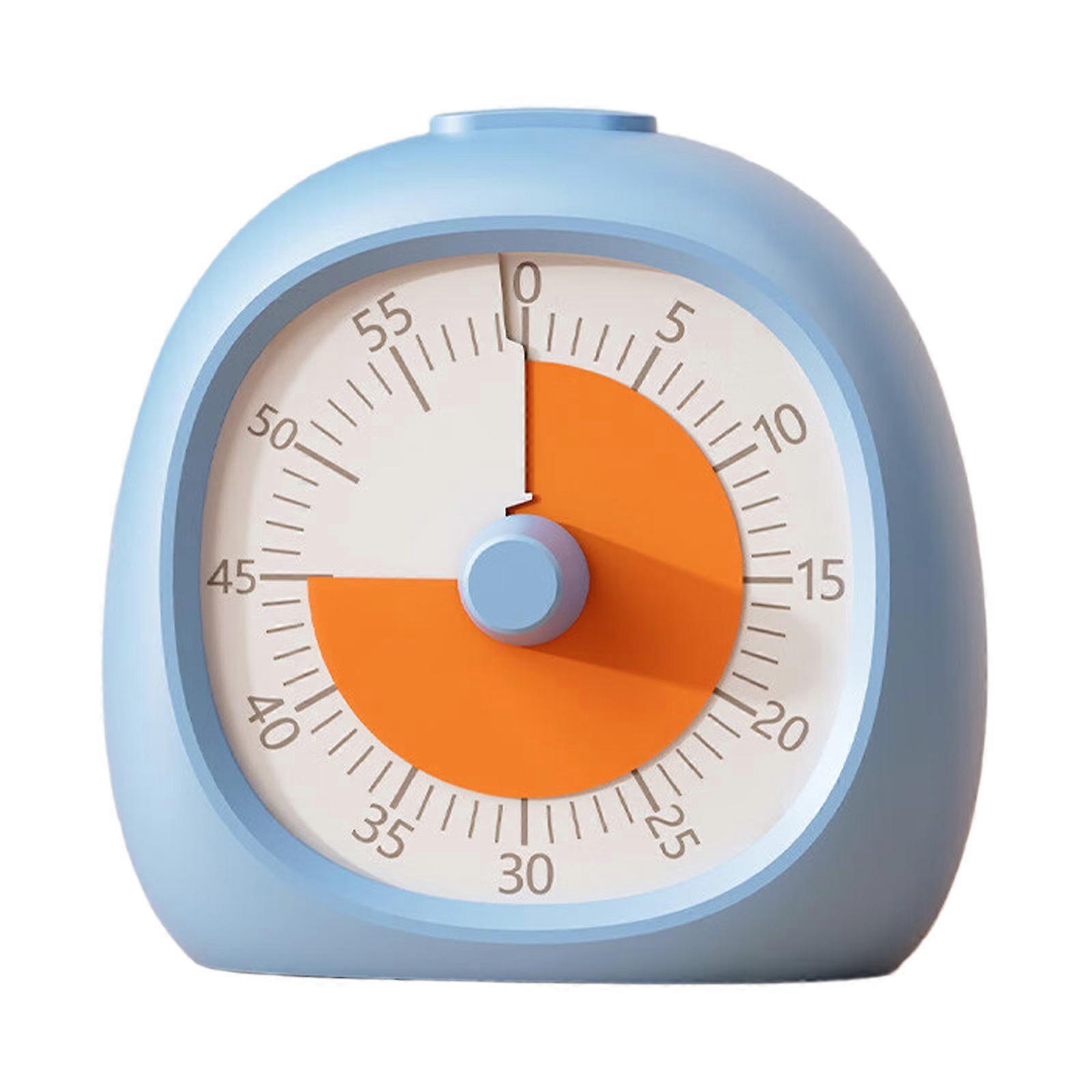 Visual Timer Children Selves-disciplines Tool Countdown 60-Minutes Timer Simple Twist Function For Easy Time Setting  Blue