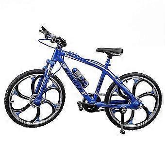 17.5x10.5cm Blue Creative Alloy 1:10 Mini Racing Cycle Simulation Toy