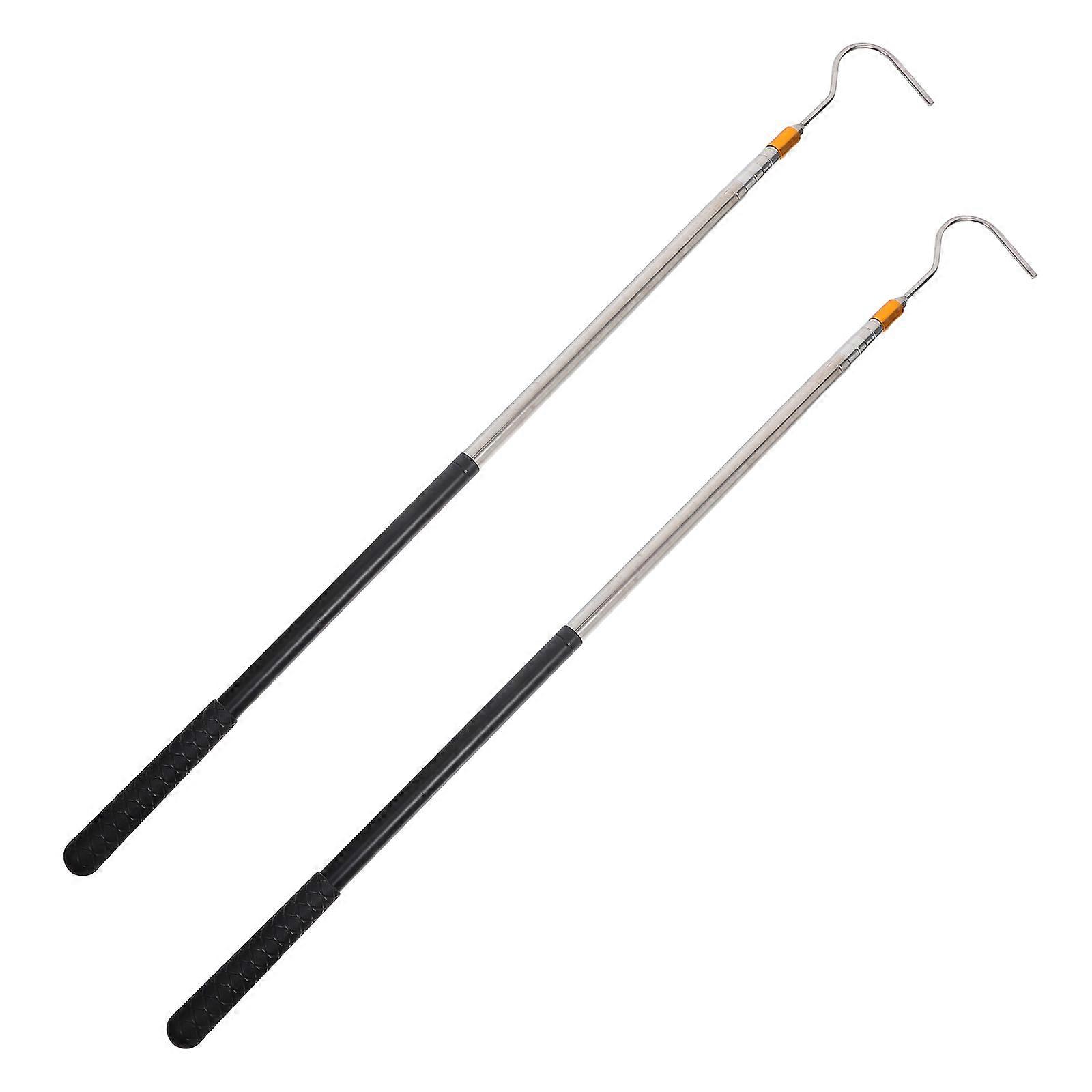 Attic Ladder Pull Down Hook for Home 2Pcs Telescopic Ladder Door Puller