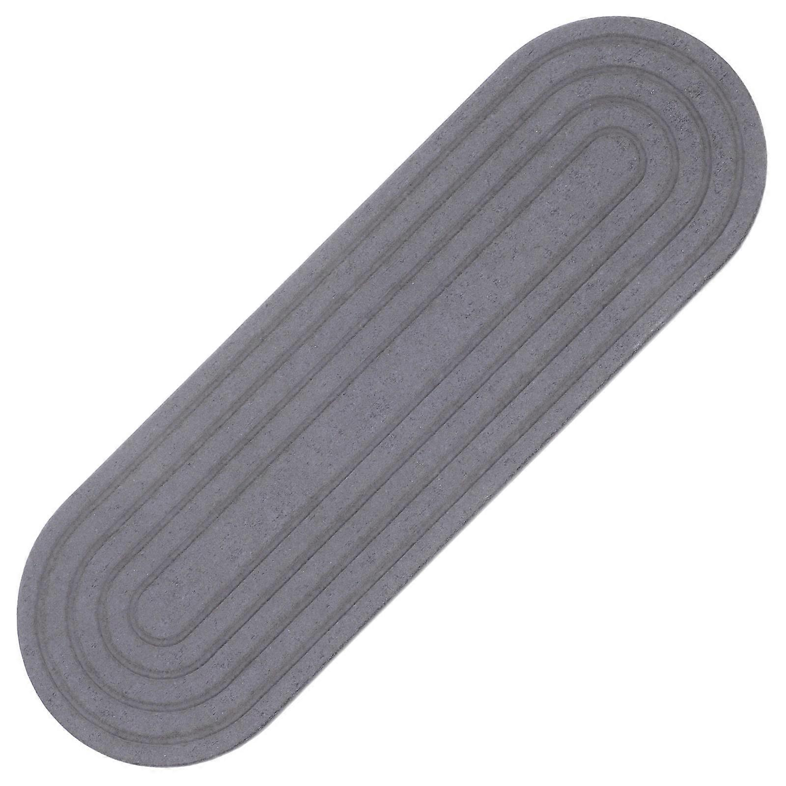 Absorbing Stone Tray for Sink Quick Drying 4Pcs Dark Grey