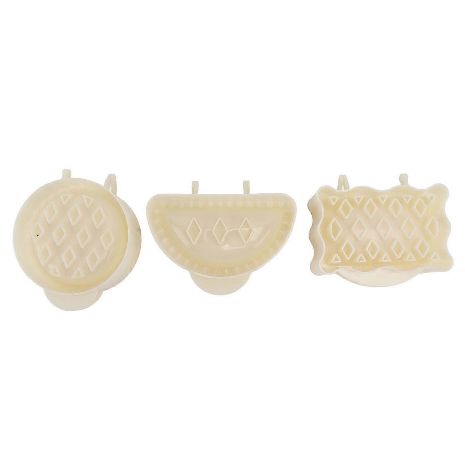 Pie Molds Set Environmentally Friendly Mini Hand Pie Maker compatible Apple Pie Kitchen Christmas(Rectangle,Semicircular,Round)