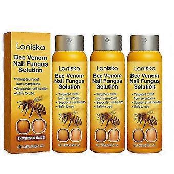 3er-Packung Bienengift-Lösung gegen Nagel- und Zehennagelpilz – Pflegende Anti-Pilz-Behandlung für gesundes Nagelwachstum bei Männern und Frauen