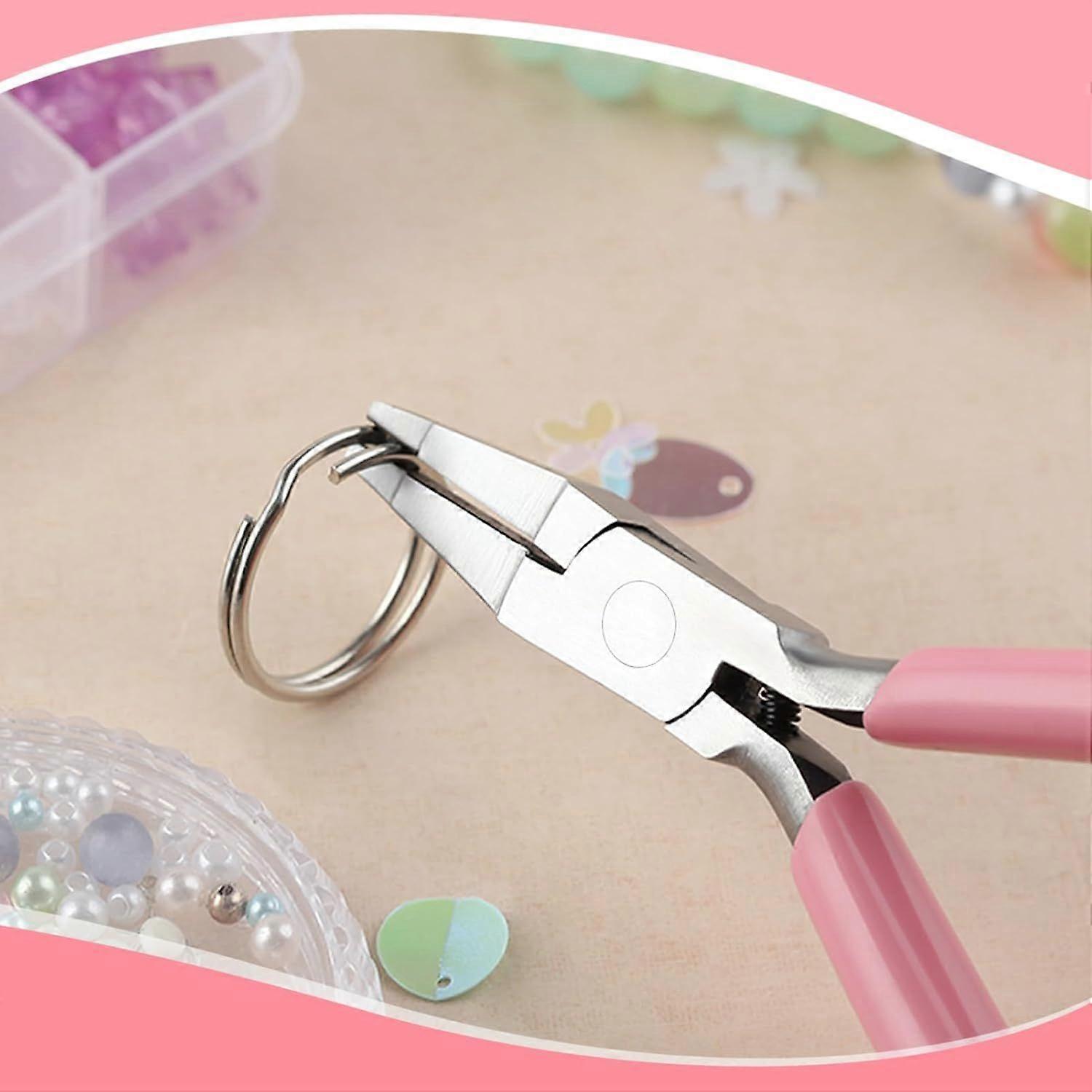 Mini Split Ring Pliers for Jewelry Making 5 Inch Ring Opening Pliers Small Split