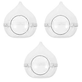 Acryl-Hamsterbadewanne für Haustiere, 3-teiliges Set