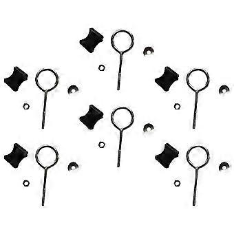 6Pcs Professional Trampoline Parts Portable Trampoline Nuts Replaceable Trampoline Accessories