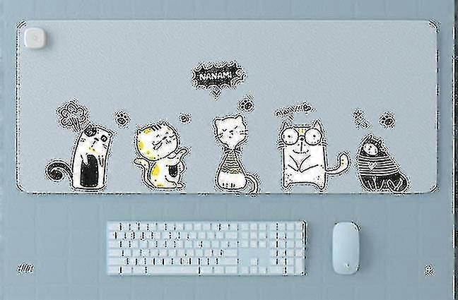 Cat Hand Warmer Mouse Pad Winter Desktop Heating Oversized Waterproof Timer
