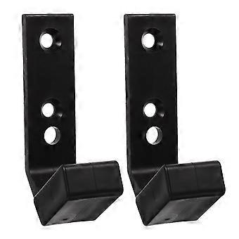 2Pcs Wall Mounted Barbell Rack Barbell Storage Rack Weight Bar Holder Fitness Equipment Rack