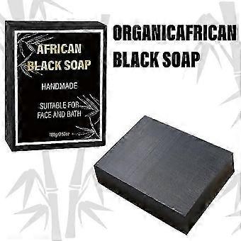 Sapone nero africano idratante naturale per pelli problematiche, sapone per il corpo, sapone fatto a mano per viso e corpo, sapone per doccia, sapone per il lavaggio del corpo, esfoliante delicato