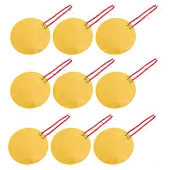 Yellow Heating Sheets for Thermal Insulation Cup Pad 10Pcs Round Heating Piece