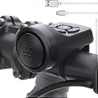 Clacson elettrico impermeabile per bicicletta, 4 modalità sonore, 140 dB, per adulti.
