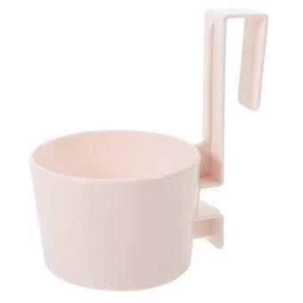 Ivory Hair Dryer Holder Wall Mounted for Storage Use with ABS Material