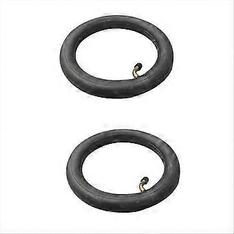 2 stuks 8 inch 8x1 1/4 scooterbinnenband met gebogen ventiel, geschikt voor A-vouwfiets, elektrische / gasscooter T