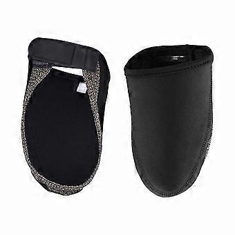 Bicycle Overshoes, Thermal Windproof Bike Shoe Covers, 1 Pair, Black
