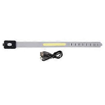 Oppladbart LED-lysbånd for joggere, syklister, gåere, LED-armbånd, reflekterende løpeutstyr, løpelys for løpere, flerfarget
