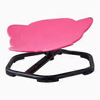 Draaibare kinderstoel, draagvermogen 100 kg, sensorische speelstoel voor autistische kinderen met antislip metalen voet, rood