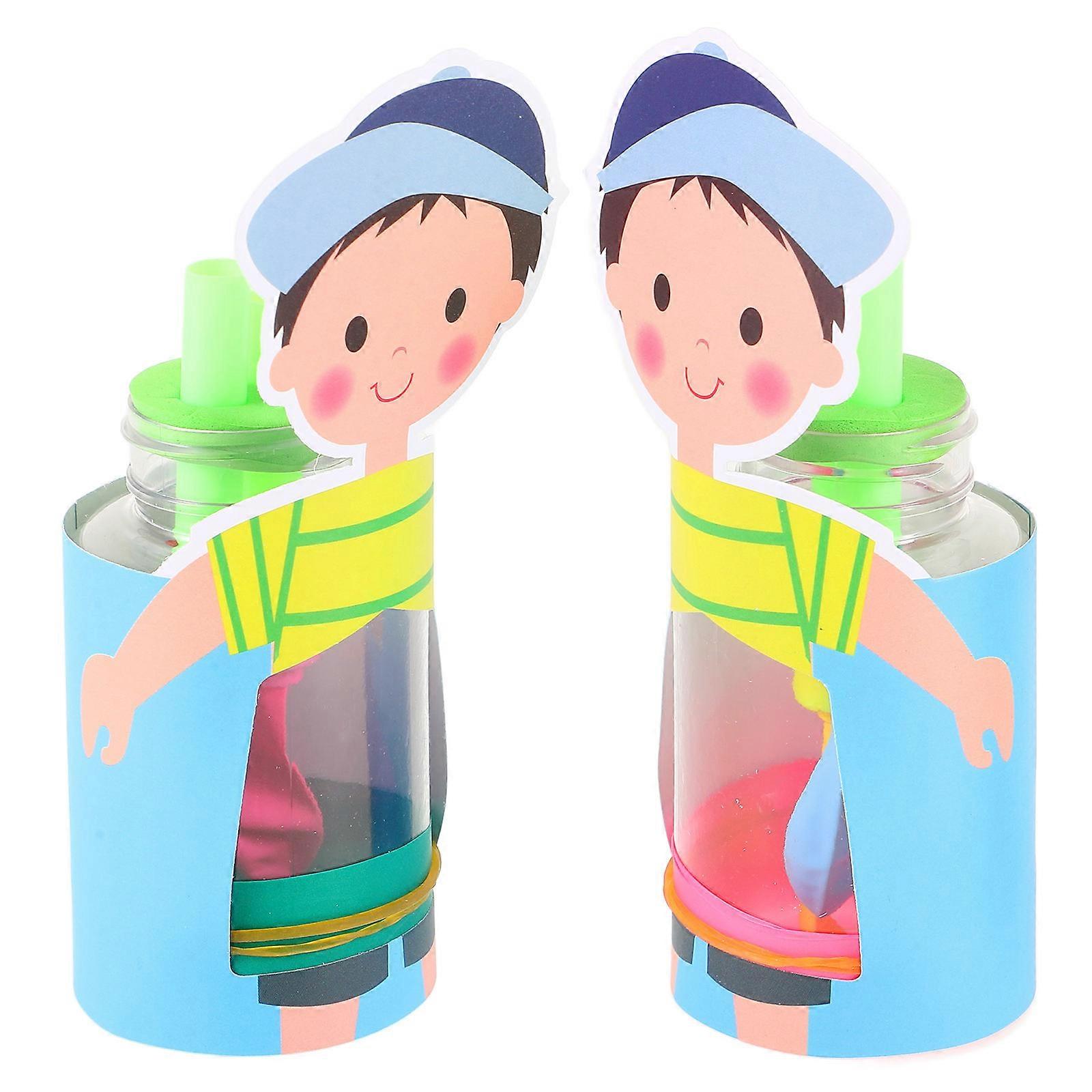 Human Lung Breathing Model Teaching Tool for Children 4Sets DIY Assembly