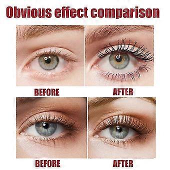 Mascara Moisturizing Eyelashes Long Curling Black Beautiful Natural Makeup Not Smudge Mascara -Brown 8Ml