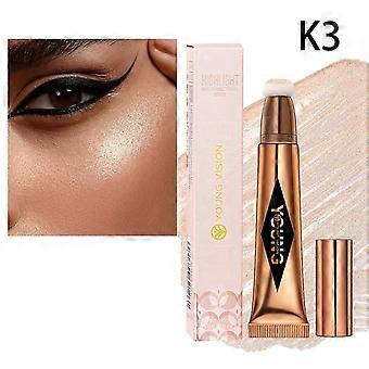 Liquid Contour Blush Stick with Cushion Applicator, Contour Beauty Wand, Long Lasting Lightweight Blendable Cream, Smooth Natural Matte Rouge Liquid