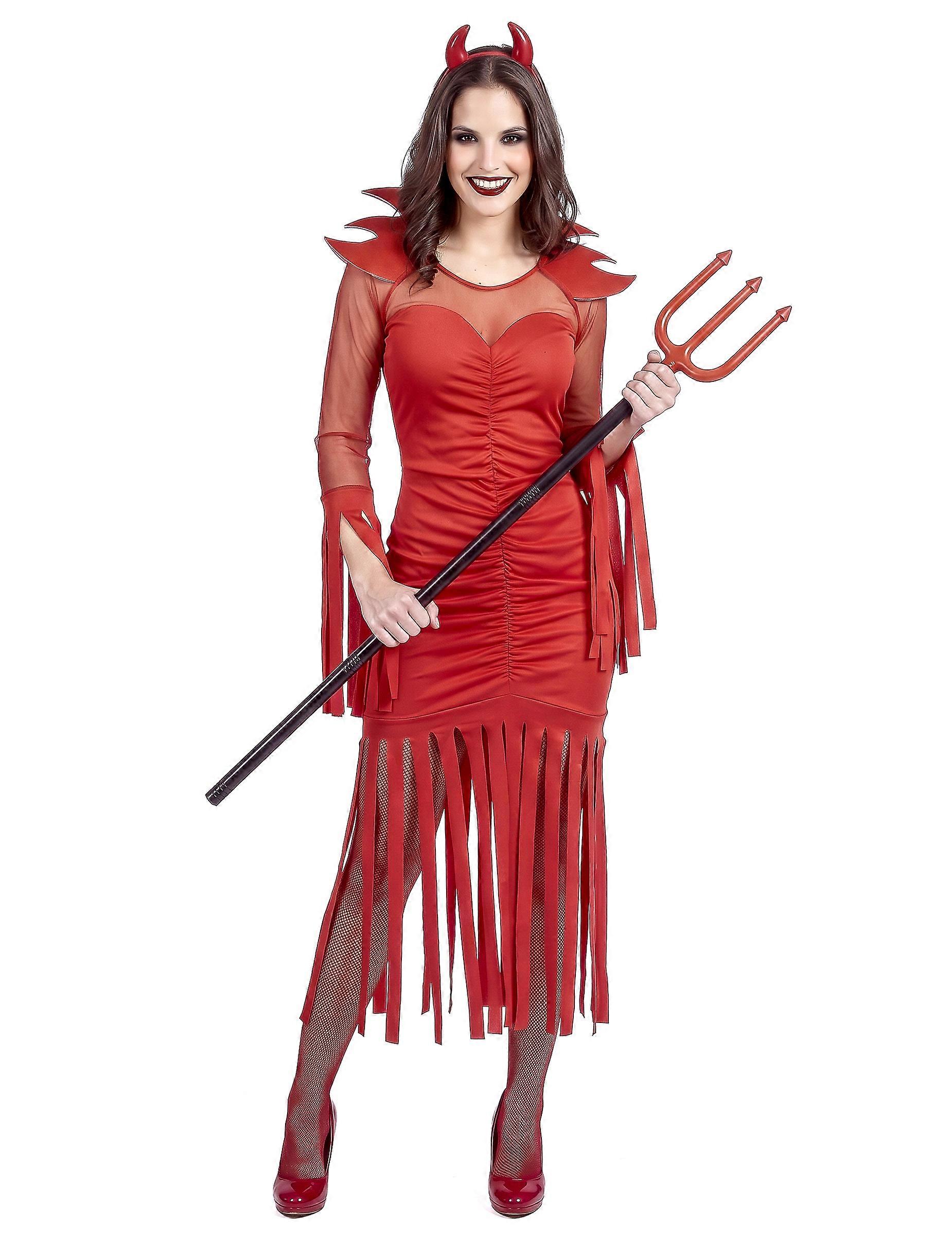 Women's fire demon costume