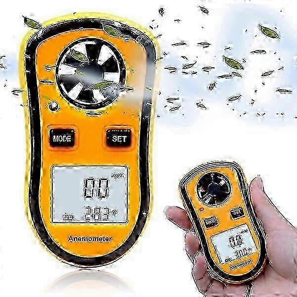 Compact electronic anemometer multi-unit measurement 0.1m s high precision xx