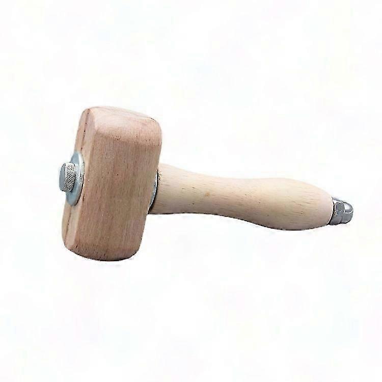 Beech Wood Carving & Leather Craft Mallet