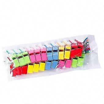 24-Pack Whistles with Lanyards