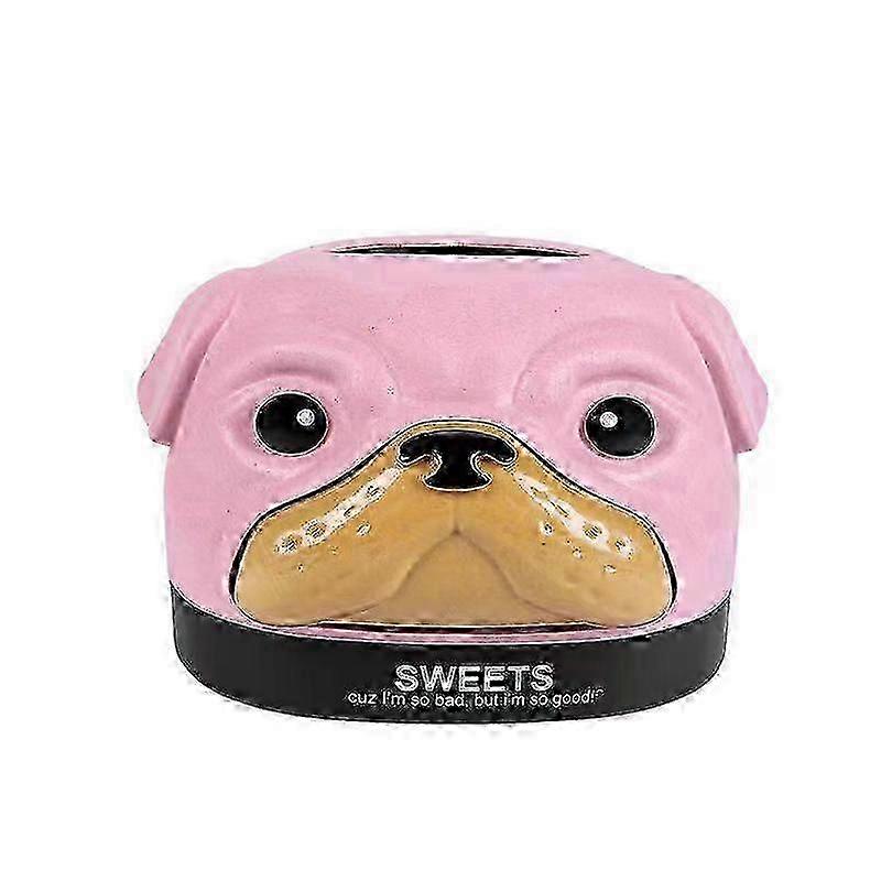 Simple Dog Design Tissue Box