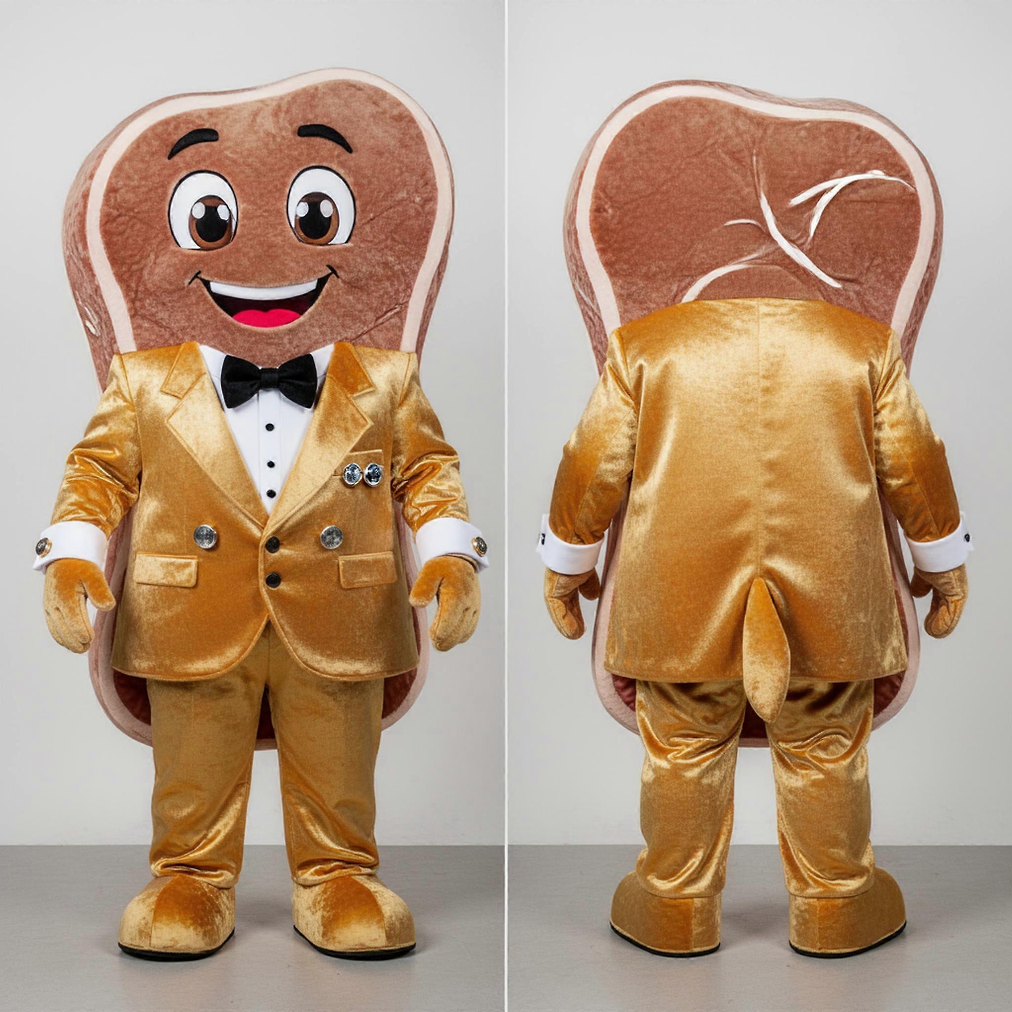 MASTICOT Golden Broad Shouldered Steak Mascot