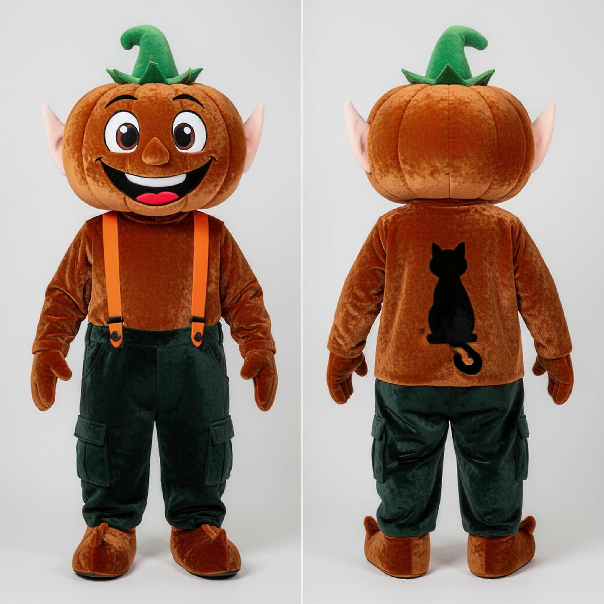 MASTICOT Rust Gold Smiling Elf Mascot