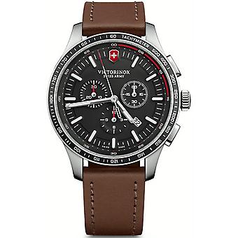 Victorinox alliance Quartz Analog Man Watch with Cowhide Bracelet V241826
