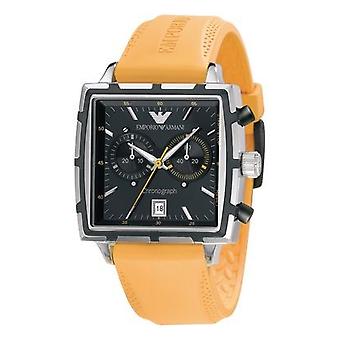 Armani sport Quartz Analog Man Watch with AR0594 Rubber Bracelet