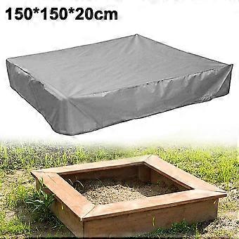 Cubierta para arenero, impermeable y resistente al viento, ajustable.