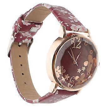 Elegant Women Watch Floral Quartz Watch for Female 5Pcs Wrist Watches