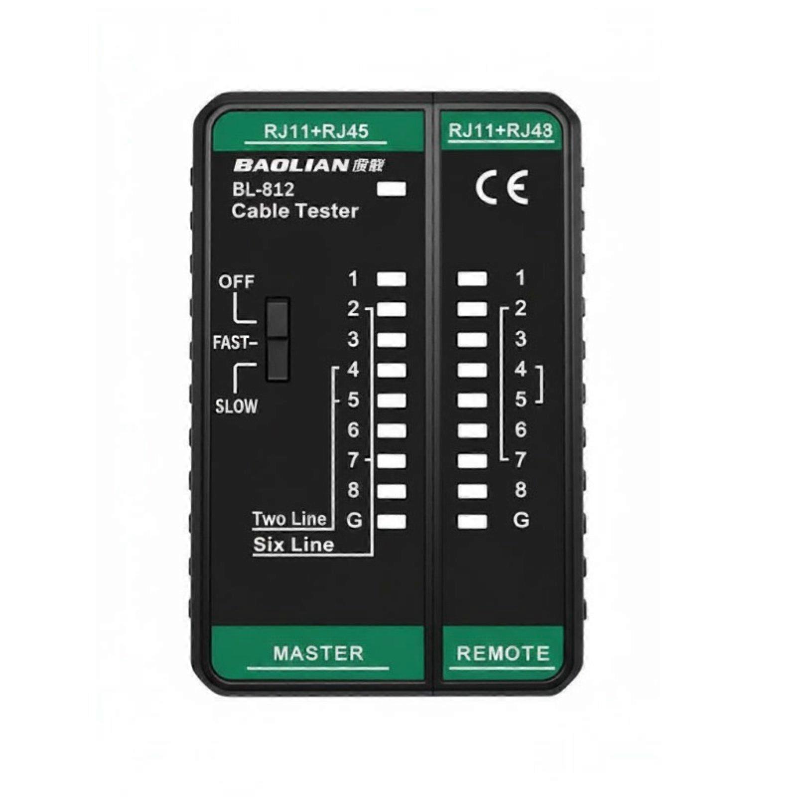 RJ45 LAN Cable Tester Tests Shielded & Unshielded Cables Network Cable Tester