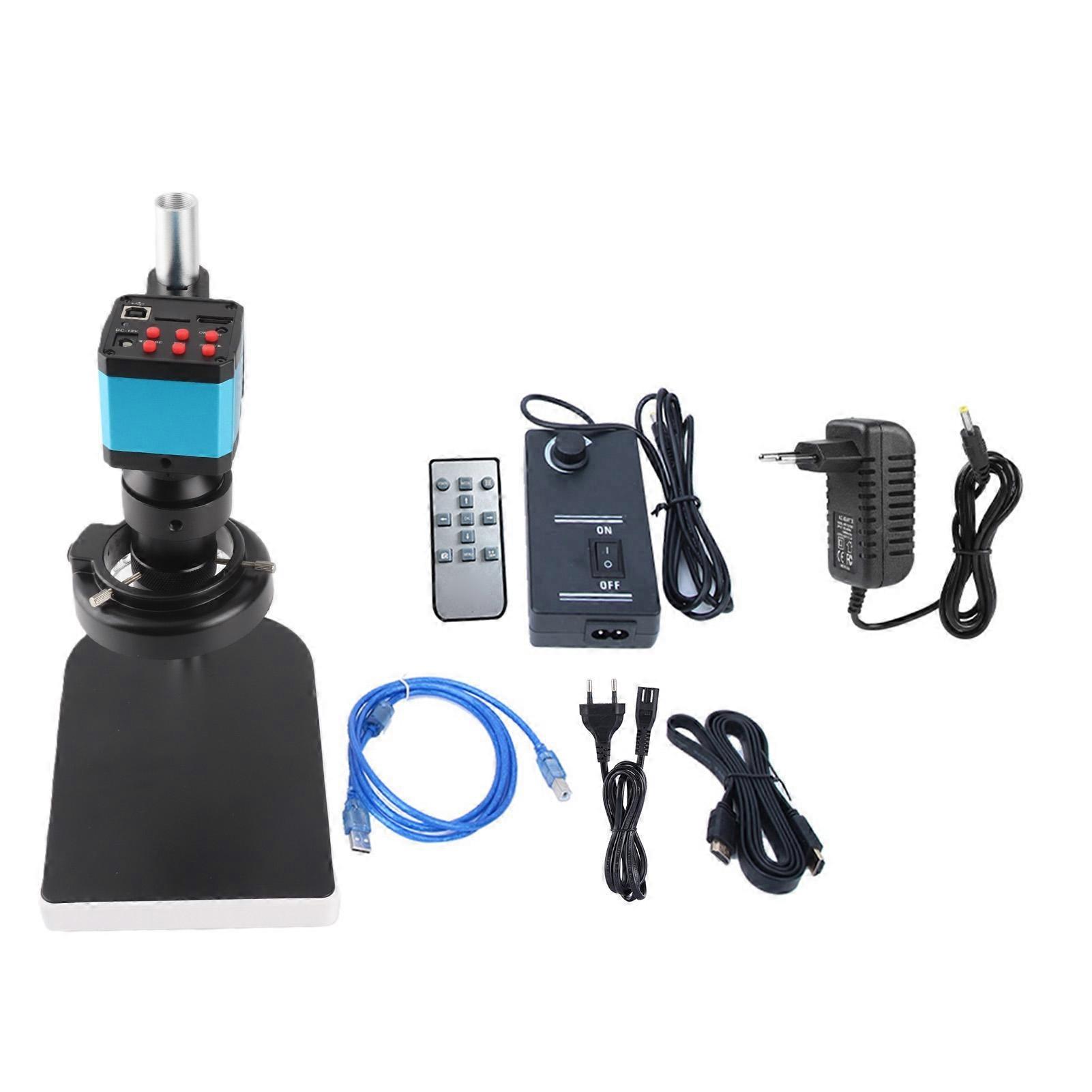 14 MP LED Industrial Microscope HDMI HD Microscope Camera 100240V
