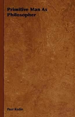Primitive Man as Philosopher