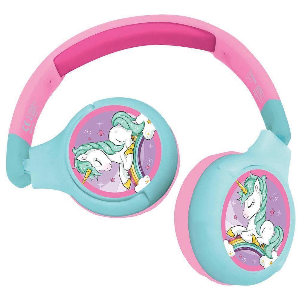 Lexibook Unicorn Bluetooth & Wired Foldable Headphones (HPBT010UNI)