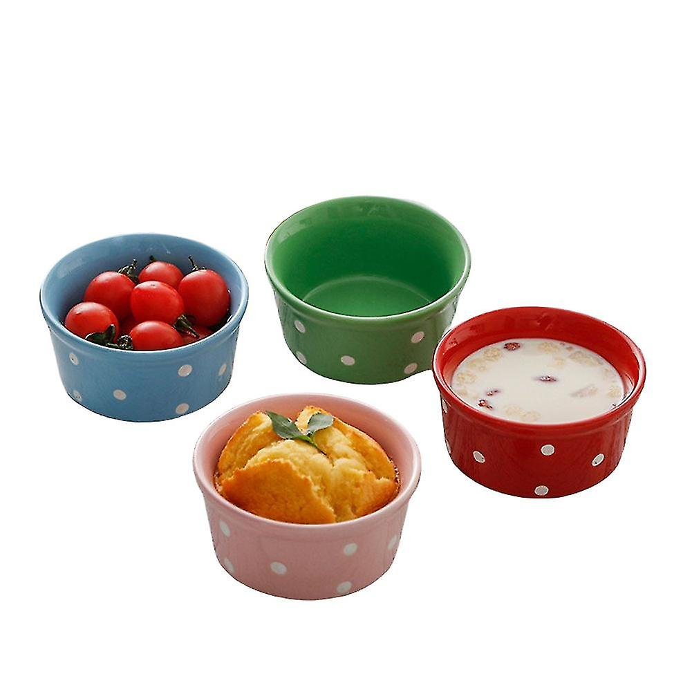 Ceramic Colorful Ramekins Souffle Dishes