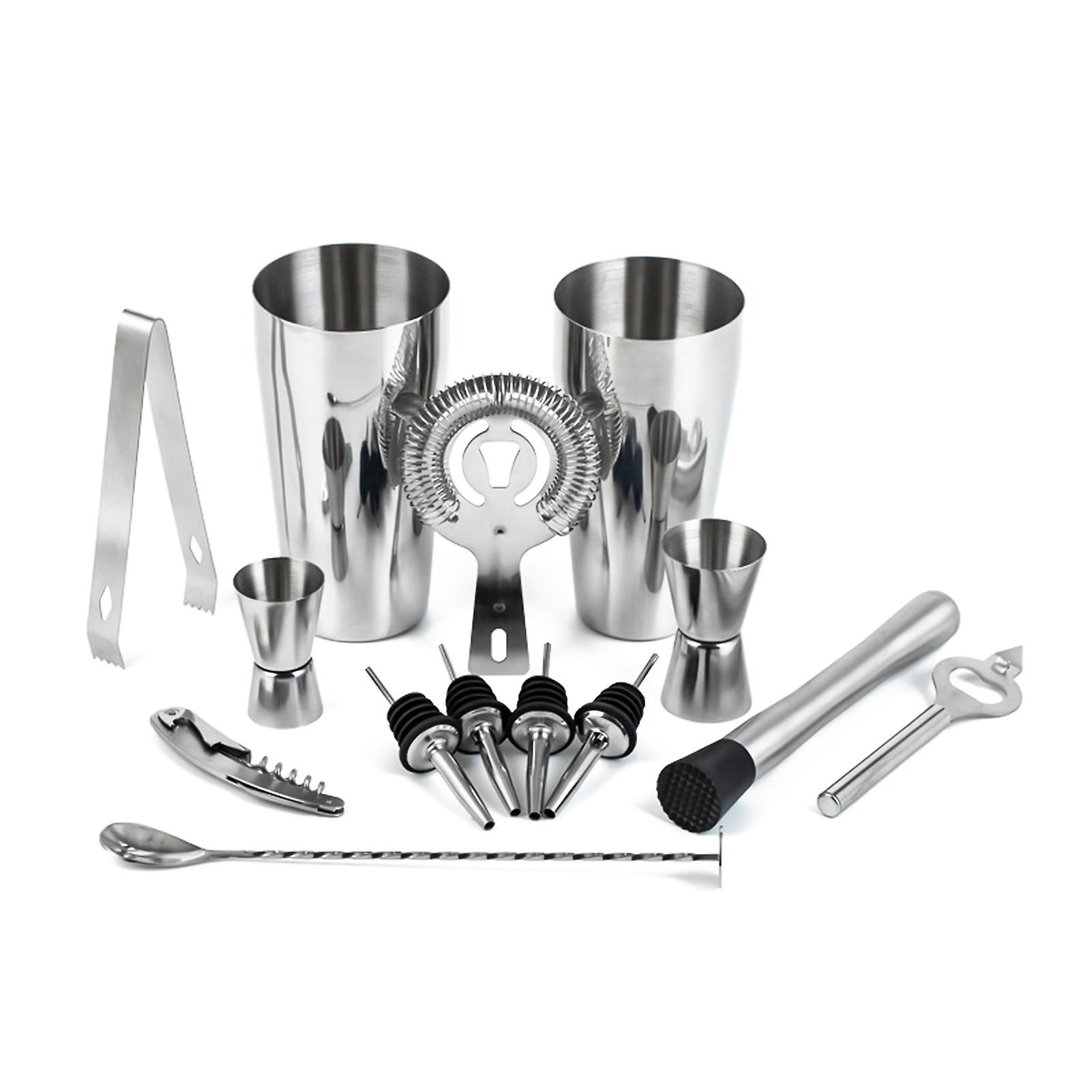 14pcs/set Mixology Bartender Kit Cocktail Shaker Set